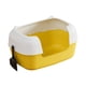 thumbnail image 5 of Caja de Arena para Gatos, Cuenco de Limpieza para Gatos, Inodoro Portátil Extraíble de Lados Altos Antisalpicaduras para Gatos de Interior, Caja de Ar amarillo, 5 of 8
