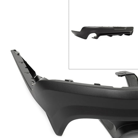 Xenon Rear Valance - Rear Lower Diffuser For 2010-2012 Ford Mustang GT500 PP Black Valance