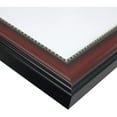 thumbnail image 5 of GraduationMall Certificate Diploma Frame UV Protection Acrylic Mahogany with Gold Beads 8.5x11, 5 of 7