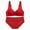 2025/Red, variant on Otvok Womens Lace Adjustable Plus Size Bra without Steel Ring Thin Underwear Two-Piece Set