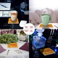 thumbnail image 2 of RYLABLUE Happy Halloween Set of 6 Coaster for Drinks, Absorbent Ceramic Stone Coasters Cup Mat with Cork Base for Home Kitchen Room Coffee Table Bar Decor, 2 of 4