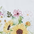 thumbnail image 3 of Elrene Home Fashions Sunflower and Daisies Cutwork Tablecloth, Multicolor, 60" x 84" Oval, 3 of 4