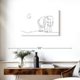 thumbnail image 3 of Elephant Stock Butterfly And Elephant Wall Art - Horizontal Canvas Wall Art - Living Room Wall Decor - Animal Canvas - White And Black Decor - 30" x 20", 3 of 8