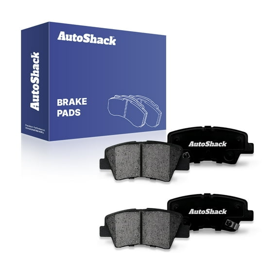 AutoShack Rear Premium Ceramic Brake Pad Set Replacement for 2017-2020 Hyundai Elantra 2019-2025 Kia Soul 2017-2022 Kia Niro 2018-2022 Hyundai Accent 4-PC