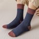 thumbnail image 5 of Calcetines de invierno para hombre, de forro polar de color, cálidos, desodorantes y absorbentes del sudor, de poliéster y algodón., 5 of 6