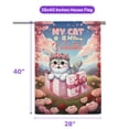 thumbnail image 5 of My Cat is My Valentine Cute Exotic Shorthair in Gift Box House Flag 28x40in Double Sided Cat Lover Kitten Owner Gifts Outdoor Decor - 3006, 5 of 5