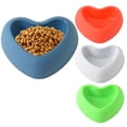 thumbnail image 2 of Plastic Heart Shaped Dog Cat Bowl, Anti Skid Pet Puppy Food Dispenser Cat Feeding Bowl, Suitable for Cats and Dogs, and Other Small Pets, 1PC, 2 of 7