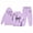 #06 Purple, variant on Gelikeya Girls Graphic Jogging Suits Sweatsuits 2 Piece Set Oversized Hoodie and Sweatpants Fall Winter Clothes (Black, 6-7 Years)