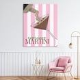 thumbnail image 2 of Stupell Industries Espresso Martini on Pink Stripes Canvas Wall Art design by DEIDRE MOSHER, 48 x 36, 2 of 7