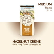 New England Coffee Hazelnut Crme Medium Roast Ground Coffee, 11 Oz, Bag