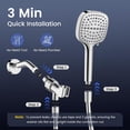thumbnail image 7 of Filtered Shower Head with Handheld, High Pressure 7 Spray Showerhead with Filters, Detachable Shower Heads, Water Softener Filters for Hard Water - Remove Chlorine, 7 of 7