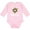 AD-Pink, variant on Turtley Cute Girl Turtle Girls Long Sleeve Baby Bodysuit