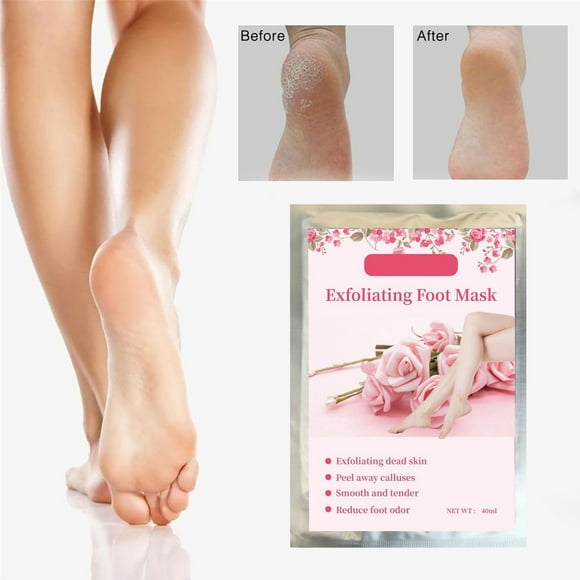 Liquidation! Masques pour Pieds DHALL Peau Morte Chaude Peeling des Cuticules Talon Soin des Pieds (40mlx5)