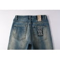 thumbnail image 6 of New Ksubi Mens Jeans Shorts Men's Fashion Casual Slim Fit Denim Shorts Ripped Short Jeans Below Knee, 6 of 7