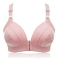 thumbnail image 3 of Naiflowers Women's Front Closure Wireless Bra Full Cup Bras for Women No Underwire Push Up Shaping Wire Free Everyday Bra, 3 of 8