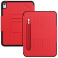 thumbnail image 6 of ELEHOLD for iPad 10th Gen 10.9 inch 2022 Flip Leather Stand Case,Magnetic Auto Wake/Sleep Multi-Angles Kickstand Anti-Slip Built-in Card Slots Business Shockproof Cover for Women Men,Red, 6 of 9