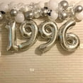 thumbnail image 5 of 40 Inch Beige Number 1 Balloon for 1st Birthday Decoration, Large Self Inflating Cream Foil Number Balloons 0-9 for Boys Girls, White Sand 1 Helium Balloons for Women Men Party Anniversary Supplies, 5 of 10