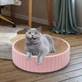 thumbnail image 1 of Tazón rascador redondo para gatos Salvador Protector antideslizante para muebles Rosado Almohadillas para rascar gatos, 1 of 10
