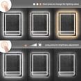 thumbnail image 4 of LUVODI LED Anti-Fog Bathroom Mirror 20x28in Dimmable Lighted Vanity Mirror Waterproof Rectangular, 4 of 12
