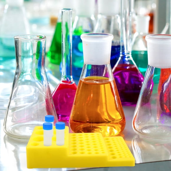 Moluckfu Estante Para De Amarillo Resistente Ideal Para Investigación Y Análisis Clínicos