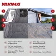 thumbnail image 4 of Yakima OverNOut 270 XL RH Full Wall Kit Awning Accessory with Door Panel, Gray, 4 of 9