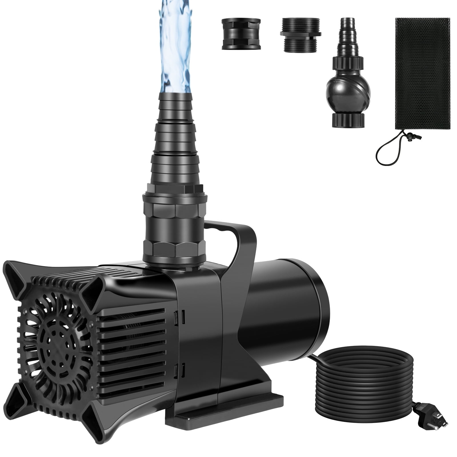 BENTISM Submersible Water Pump 3100GPH Pond Pump 22FT 240W for
