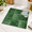 Green-10, variant on Dark Gray 10 Sheet 12"x12" Peel and Stick 3D Square Mosaic Wall Tile