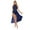 A Navy Blue, variant on Aislor Women's Contemporary Dance Costume Sheer Mesh Ballet Lyrical Dress Dancewear Green M