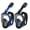 BLQING-S-1, variant on Greatever Full Face Snorkel Mask 2PCS , Snorkeling Gear for Adults Kids with Latest Dry Top Breathing System and Detachable Camera Mount, Foldable Panoramic View Snorkeling Mask Set, Anti-Fog & Anti-