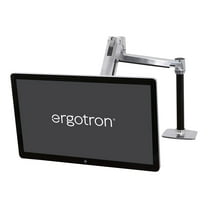 Ergotron Desk Mount for Flat Panel Display Polished Aluminum 45360026