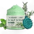 thumbnail image 1 of Sea Salt Scalp Exfoliator with Rosemary and Mint for Dandruff Relief, Itchy Scalp Care, and Hair Buildup Removal Solution, 1 of 5