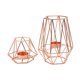 thumbnail image 2 of 2 piezas de Metal en forma de geométrico diseño té luz votiva candelabros, hierro hueco candelabros para la decoración del hogar de la boda, Sunnimix porta vela, 2 of 8