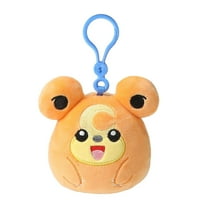 Squishmallows 4" Clip-On Pokemon Teddyursa