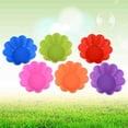 thumbnail image 3 of MasteelfCA 6Pcs Mini Cupcake Flower Cake Silicone Baking Cup Muffin Xmas Wedding Tools Bakeware Muffin Cupcake Cups (Random Color), 3 of 7