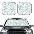 thumbnail image 2 of Cauagu Dragonfly Cauagu {designName} Print Foldable Car Windshield Sun Shade | Front Windshield Shade for Sun | Fits Small Sedans, Mini SUVs, Hatchbacks-Medium, 2 of 6