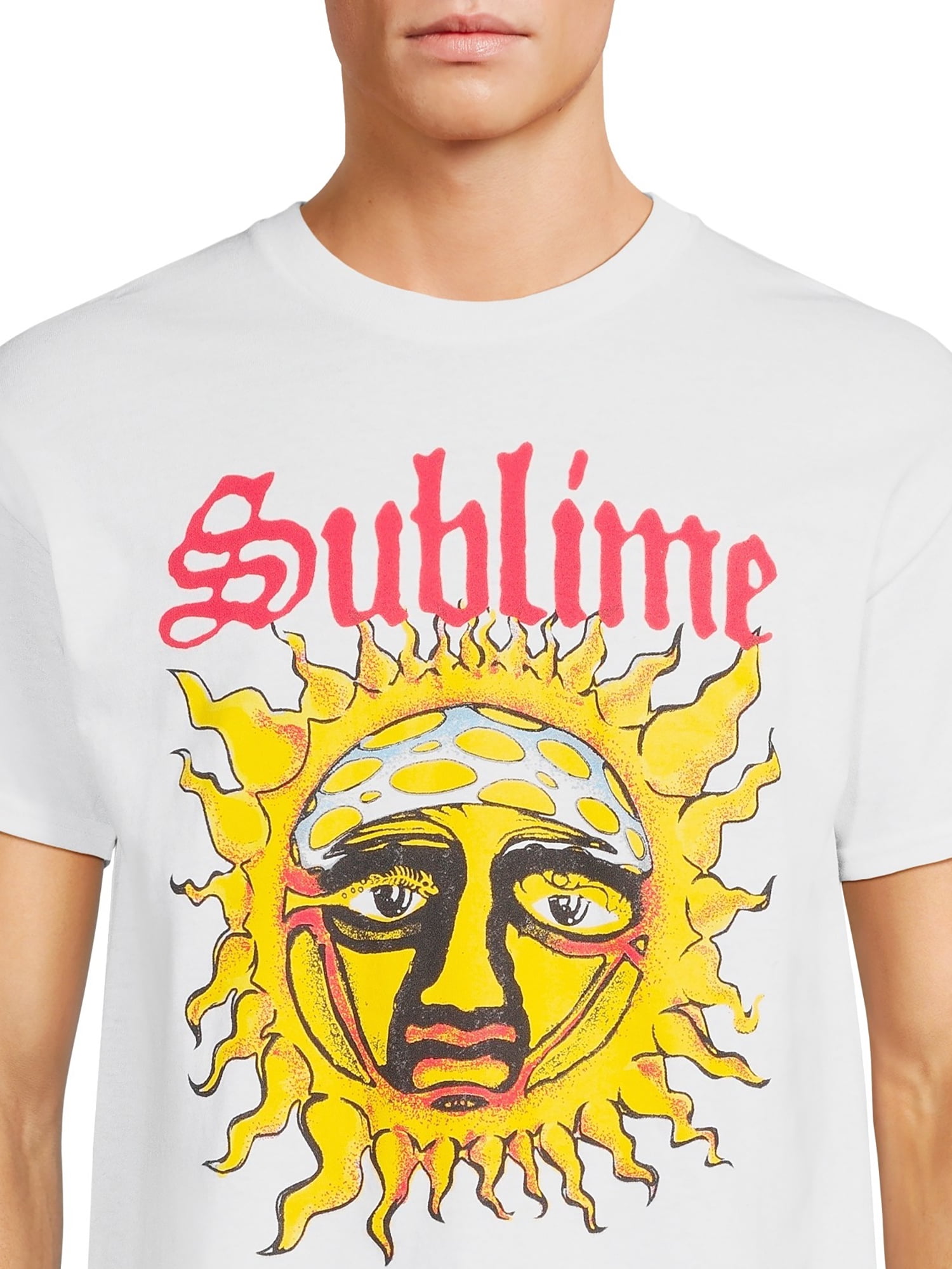 07M042◯Sublime オフィシャル Tシャツ バンT ビッグサイズ XL Sublime Men's Graphic Rock T-Shirt, Short Sleeves, Cotton