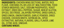 bettergoods Chicken Wings with Salsa Verde Dry Rub, 22 oz (Frozen)