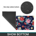 thumbnail image 6 of Pioneer Flower Floral Print Pattern Kitchen Rugs Sets Of 2, Anti Fatigue Non Slip Washable Floor Mats for Kitchen Sink Laundry, 17X30 Inch + 17X47 Inch, 6 of 6