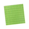 thumbnail image 2 of Paneles de pared Papel tapiz Extraíble a prueba de aceite Impermeable 3D Etiqueta de la pared de Murales de pared para sala de estar, hogar, verde Baoblaze Fondo de pantalla, 2 of 8
