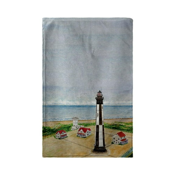 Betsy Drake Interiors Cape Henry Lighthouse Beach Towel