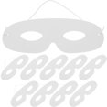 thumbnail image 1 of ColoMX 20pcs Mascaras de ojo de papel blanco Máscaras de mascarada de máscaras en blanco Decorar una máscara de arte en blanco de bricolaje para la fiesta de Halloween de cosplay, 1 of 8