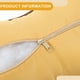 thumbnail image 5 of Ofertas Únicas 1 Pc Almohada Universal para Cuello de Coche Almohada para Reposacabezas de Coche para Cuello Espalda Cuero PU Transpirable Marrón Claro, 5 of 6