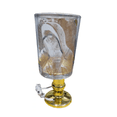 thumbnail image 2 of Lampara Tipo Veladora AGL Vaso Cristal Imagen Virgen Foco Normal, 2 of 3