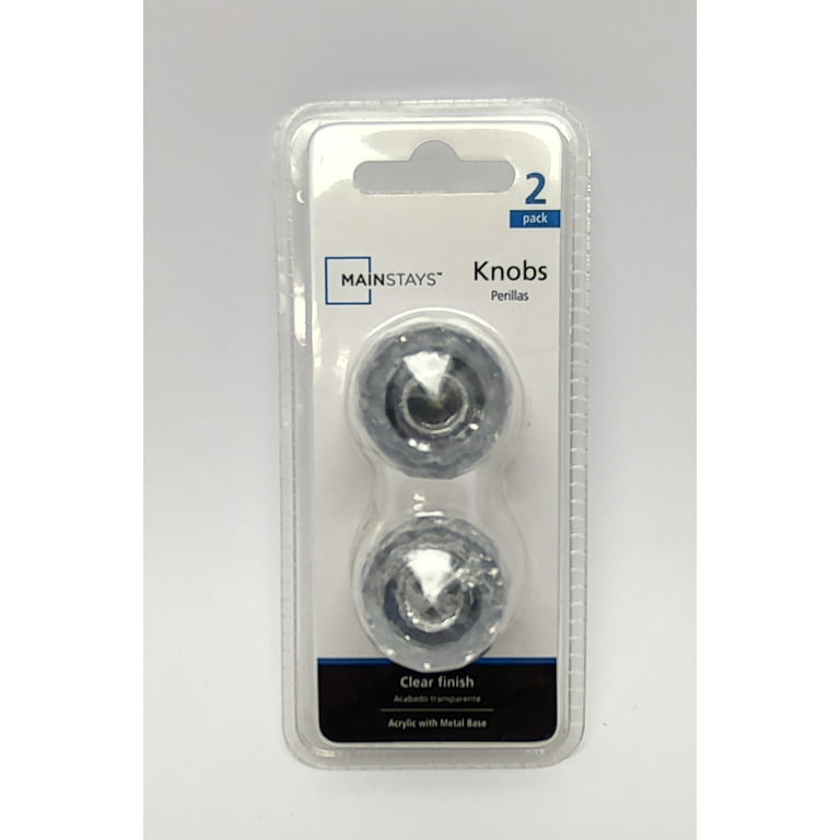 Better Homes&gardens Bhg Chrome Faceted Knob 2 Pack Better Homes&gardens Bhg Chrome Faceted Knob 2 Pack