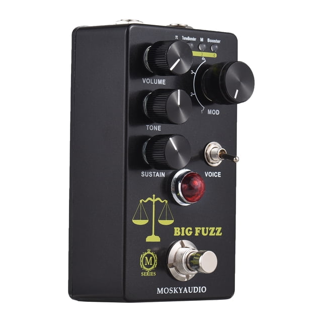 Effect maker,Pedal 4 Mode Portable Fuzz Processor 4 Mode Switch Mode Switch /tone/sustain Switch /tone/sustain Portable Fuzz Pedal Processor - Dsfen Fuzz Ef Hxber Siuke