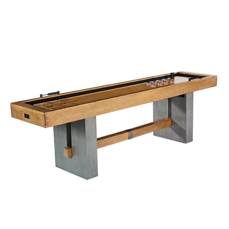 Barrington Billiards 9' Urban Shuffleboard Table with Scratch-Resistant Playfield and 8 Puck Set