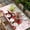 Red LightGreen LightPink, variant on Valentine's Day Table Cloths for 4 Foot Rectangle Tables, Red Plaid Truck Love Roses Leaves Beige Patio Waterproof Elastic Fitted Tablecloths, Washable Rectangular Table Cover for Camping