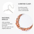 thumbnail image 4 of GHSDFBB Boho Layered Shell Beaded Necklaces Handmade Colored Bead Short Necklace Holiday Style Costume Jewelry for Women, 4 of 6