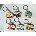 thumbnail image 6 of 10Pcs Campers Keychain Soft Silicone Motorhome Charm Keyring for Camping Enthusiasts Portable Backpacks Accessory, 6 of 8