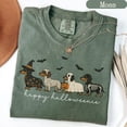 thumbnail image 5 of RosaWear Happy Halloweenie Dachshund Shirt, Wiener Dog Garment-Dyed Tee, 5 of 8